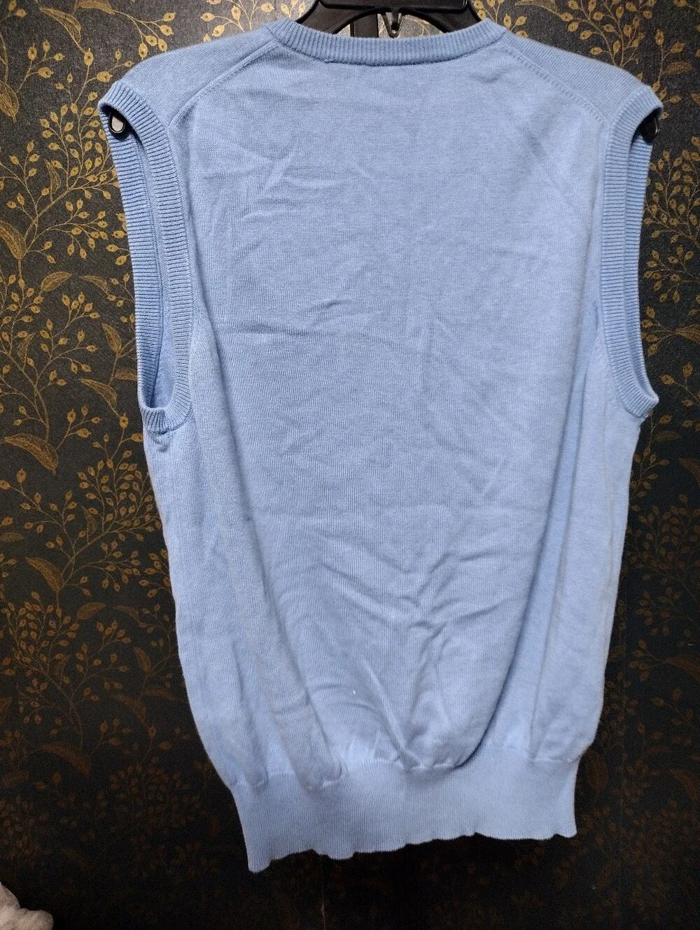 Peter Millar Light Blue V-Neck Knit Vest